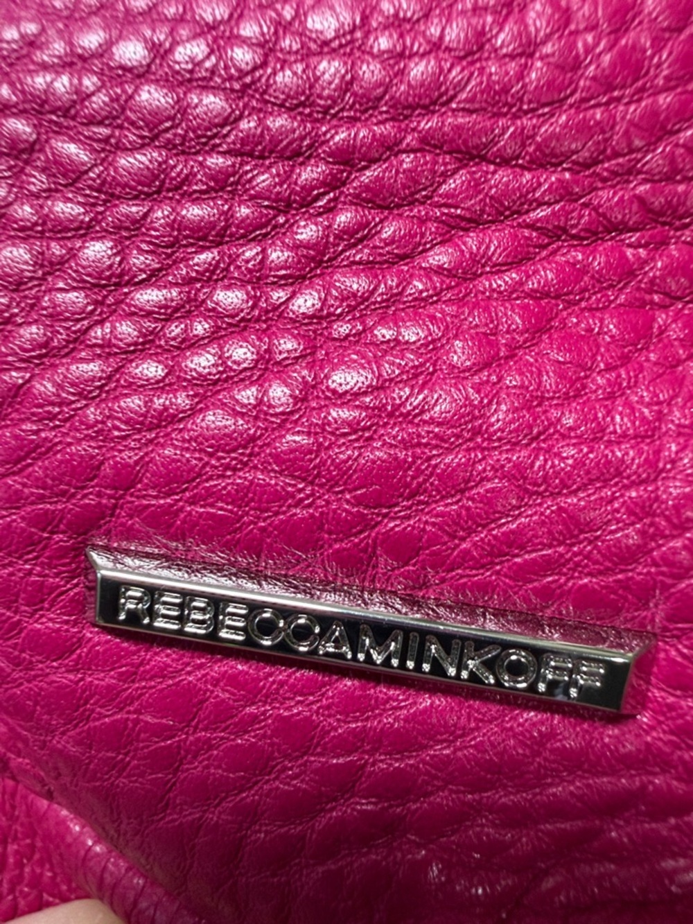 Rebecca Minkoff Magenta Leather Backpack Purse - Picture 6 of 13